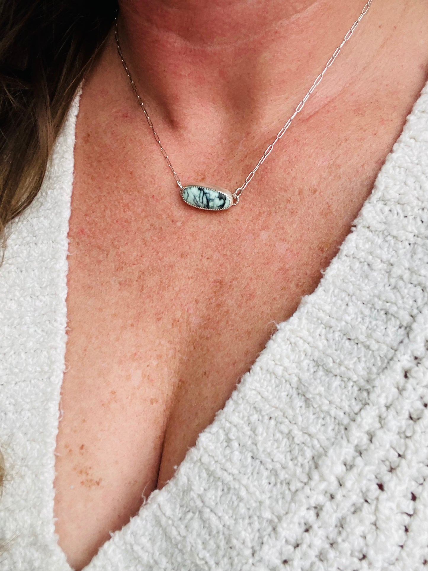 Lucky Lady Variscite Choker