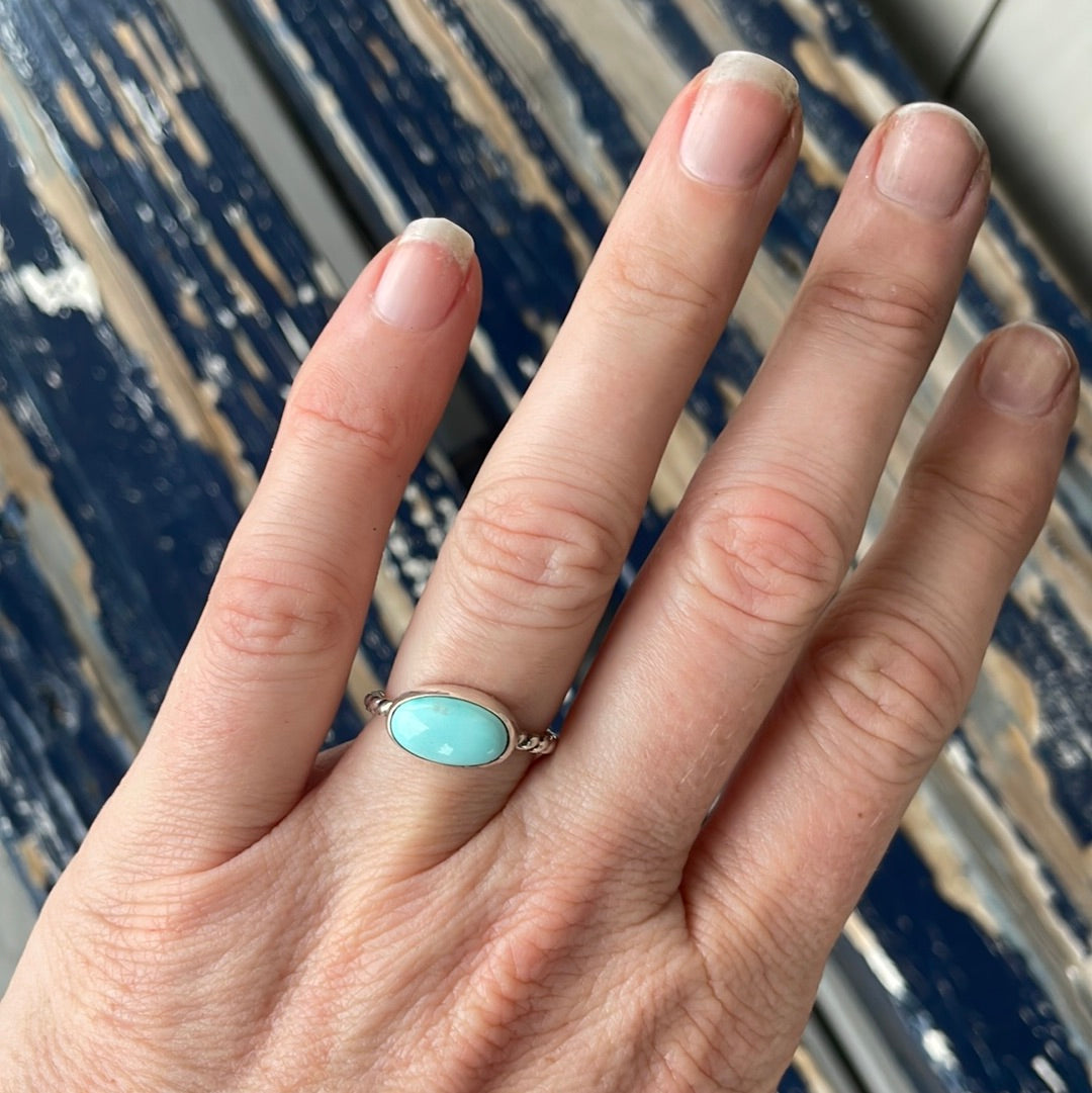Size 6.5 Sierra Nevada Turquoise ring