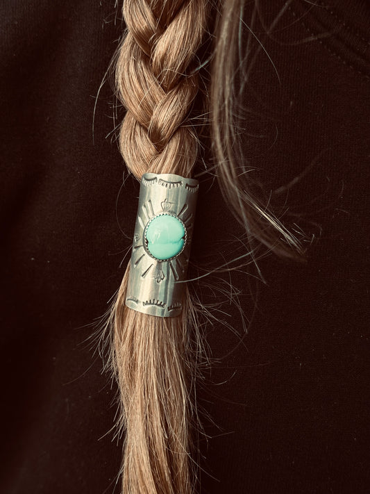 Carico Lake Turquoise Braid End Cap