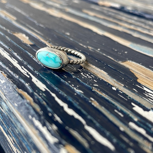 Size 6 Sierra Nevada Turquoise ring