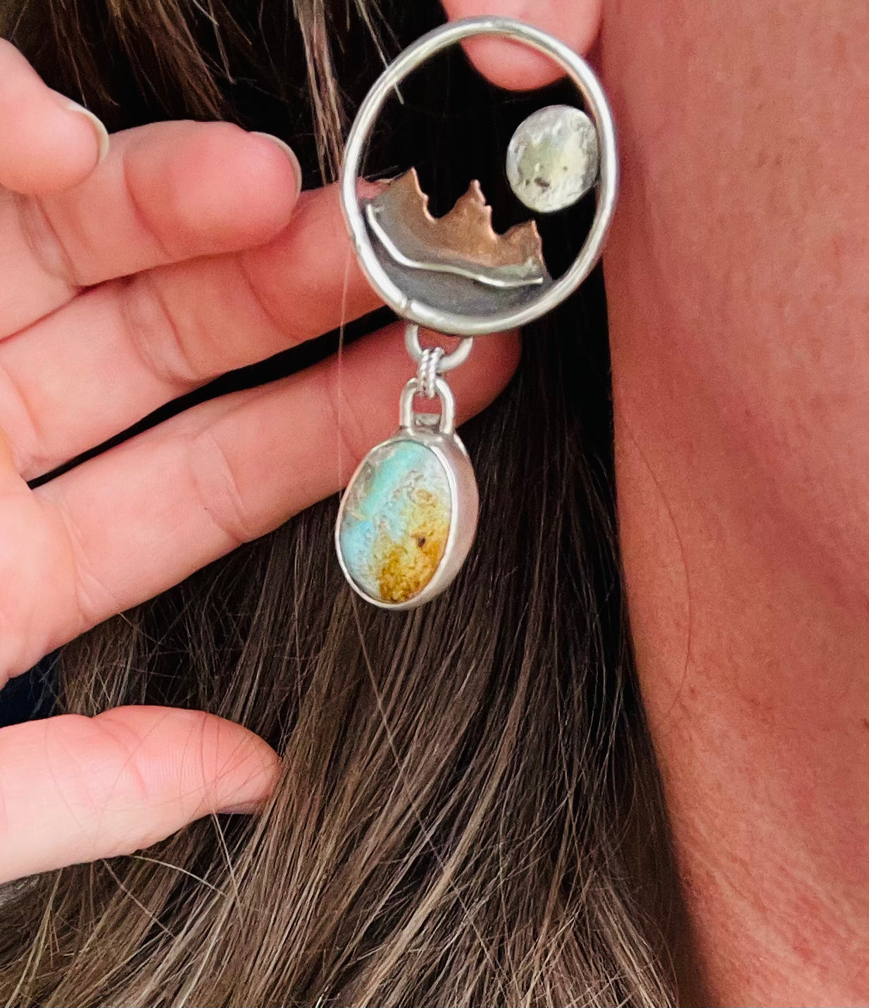 Moons over Mountains Earrings