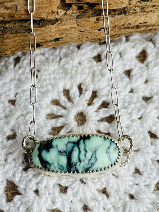 Lucky Lady Variscite Choker